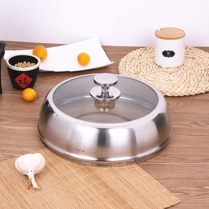 不锈钢蒸锅盖子高盖