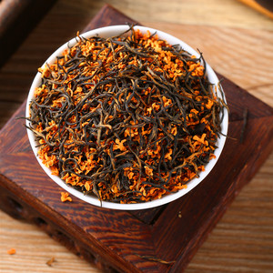 金骏眉桂花红茶特级2021新茶窖制浓香型野茶400g罐装养试喝胃茶叶