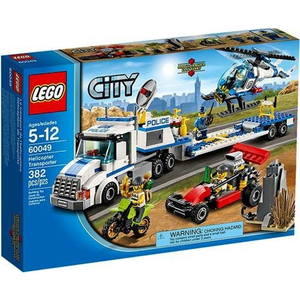 乐高lego积木60049城市系列直升机运输队汽车摩托车男孩拼装玩具