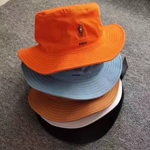 保罗男女同款渔夫帽防晒帽子显脸小遮阳帽大头围盆帽水桶帽四季款