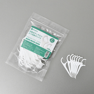 日本细牙线棒家庭装大包袋装儿童便携牙签线剔牙家用一次性高拉力