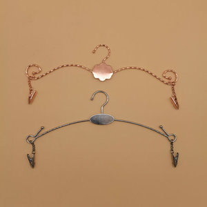 内衣文胸专用衣架固定悬挂防皱防压金属不锈钢胸罩bra挂架