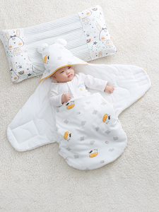 全棉时代官方店初生婴儿产房包被新生儿抱被蝴蝶襁褓睡袋纯棉