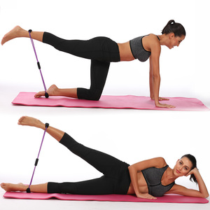 8字拉力器女瑜伽弹力绳扩胸瘦手臂胳膊减蝴蝶臂健身器材开肩瘦背