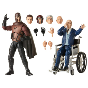 marvel 漫威 万磁王 x教授 轮椅 x战警 电影 双人套 6寸人偶手办