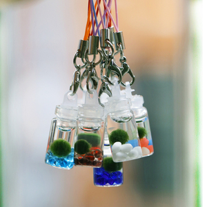 marimo海藻球生态瓶小挂件饰品礼物学生迷你绿植水生球藻绿藻生物