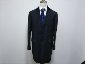 蓝豹男式大衣  意大利制造 黑色94%羊毛6%羊绒54，56码仅售1580元