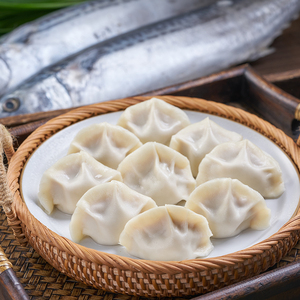 金圆通食品专营店天猫汉唐鲅鱼水饺手工大馅青岛特产海鲜饺子馄饨