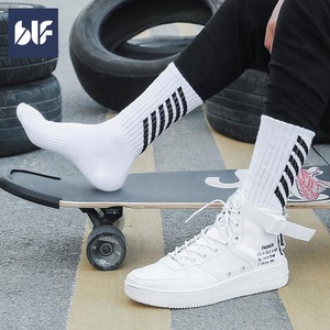 00天宏运动专营店天猫安踏运动鞋男袜2021新款秋冬透气休闲跑步袜子