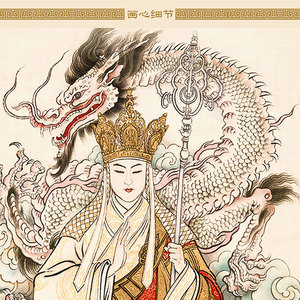 沙僧装饰画孙悟空画 唐僧画像人物四联 师徒猪八戒西游记挂画卷轴