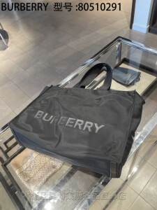 德国代购 Burberry巴宝莉正品男女同款尼龙字母超大号手提托特包