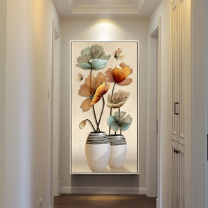 走廊过道壁布现代简约