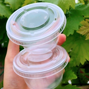 史莱姆港式盒装泥100ml透明ins风圆形少女pp盒起泡胶收纳盒子包邮