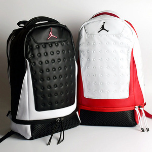 aj13男士大容量运动旅行双肩包15.6寸电脑篮球训练背包学生书包女