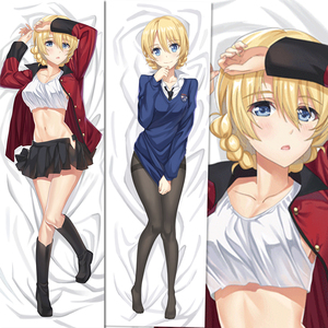 少女与战车大吉岭西住真穗等身抱枕 二次元长条靠枕双面大睡枕套