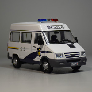 依维柯得意警车公安法院司法检察涂装 汽车模型改装定制diy 1:43