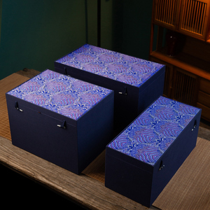 高档陶瓷大小号方形瓷器古董古玩包装锦盒工艺品摆件收藏运输礼盒