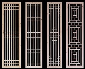 东阳木雕实木花格镂空玄关隔断卯榫结构新中式仿古门窗简约背景墙