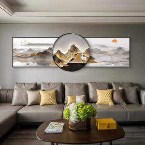 挂画客厅现代简约
