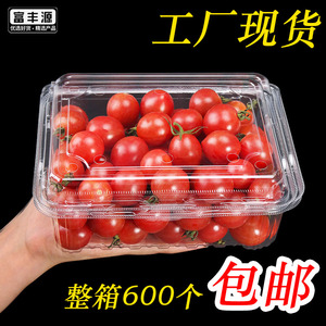 超市一次性水果盒500M水果包装盒子透明保鲜盒塑料草莓果蔬打包盒