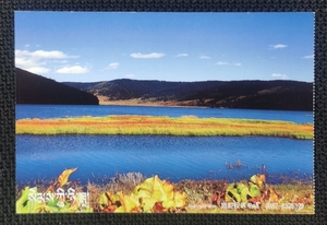 普达措国家公园属都湖门票邮资明信片