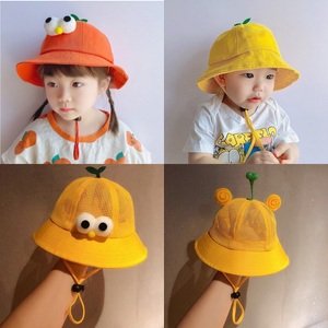 巴拉巴拉儿童帽子春夏夏季小黄帽防晒遮太阳帽宝宝幼儿园男女童渔