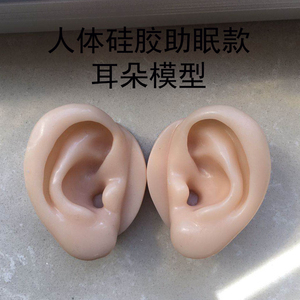 耳朵模型人体硅胶助眠摸耳朵软硅胶仿真人耳医学教学展示道具