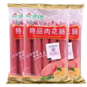 金锣特品肉花肠480g袋装即食香肠零食小吃充饥补能即食美味火腿肠