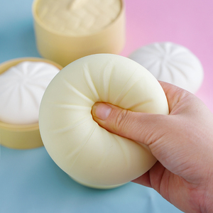 解压神器高仿真包子创意玩具无毒柔软高弹性大包子捏捏乐搞怪道具