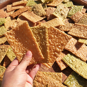 江西赣南特产 铁板烫皮粉皮牛皮腊安远定南手工干货零食小吃