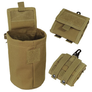 战术折叠圆桶包 医疗包腰带多功能收纳袋户外装备执勤包创意军迷