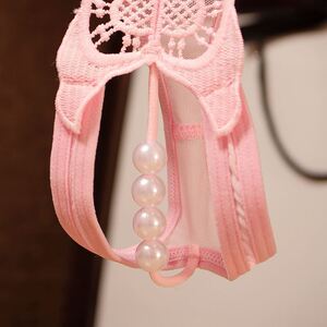 001人付款淘宝内裤女性憾丁字裤钉子丁子丰臀丰胯无痕屁股大女生蕾丝