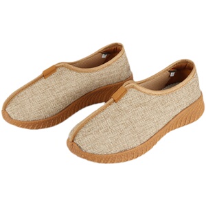 高档单鞋春秋季男女款和尚鞋白厚a防滑底底底软禅修鞋出家人罗奢