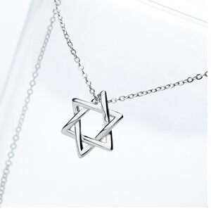 elio甜茶同款六芒星请以你的名字呼唤我大卫之星吊坠925纯银项链