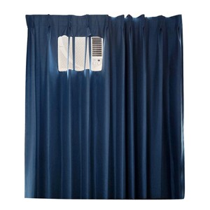 香港窗子冷气机冷气位空调位遮光窗帘窗纱高温定型集运包邮代加工