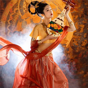 影楼拍摄写真性感敦煌飞天女古装仙女装舞蹈演出表演服装 胡云谣