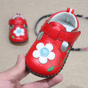婴儿鞋子0-1岁软底防滑学步鞋春秋女宝宝3-15个月防踢公主鞋子