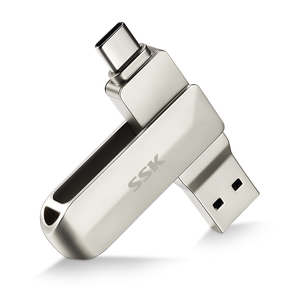 SSK飚王Type-C手机u盘USB3.0优盘手机电脑两用安卓双接口双头插
