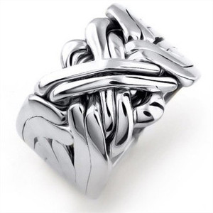 魔金戒指 6/8-band eu classic 6环8环欧洲经典 puzzle ring 银戒
