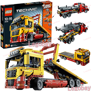 lego乐高8109科技系列平板拖车卡车汽车拼插 积木玩具 包邮20021