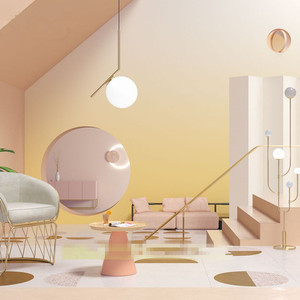 装修家用墙布全屋客厅时尚现代简约墙纸渐变色网红壁纸卧室壁布