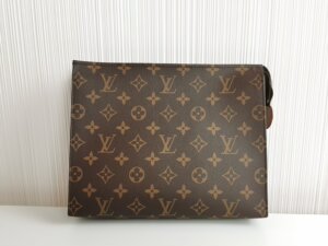 正品二手lv老花洗漱包 路易威登经典26手拿包盥洗袋 手包m47542