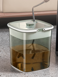 茶水桶废水桶干湿分离茶叶过滤桌下茶台大容量储水接水透明茶渣桶