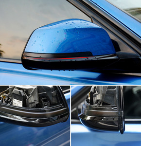 适用于宝马1系2系3系4系f30新5系x1后视镜流水转向灯流光led改装