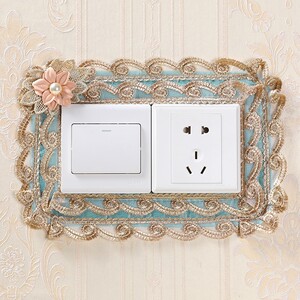 插座遮挡装饰开关面板边框墙贴保护套插座面板缝隙遮丑防尘贴高档