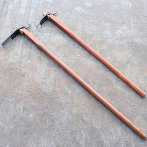 锄头锰钢种菜家用除草工具挖地多功能挖笋手工锻打挖树根两用锄斧