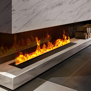 3d雾化壁炉装饰嵌入式客厅蒸汽加湿电子仿真火焰取暖器别墅壁炉