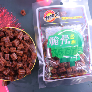 新钟阿龙脆骨辣条42克青豆鱼香面筋制品零食东北辣条网红辣条辣片