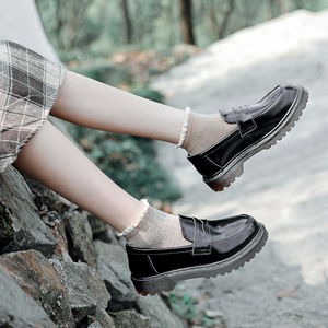 心愿物语正品jk制服鞋子日系软妹学院风百搭乐福单鞋女