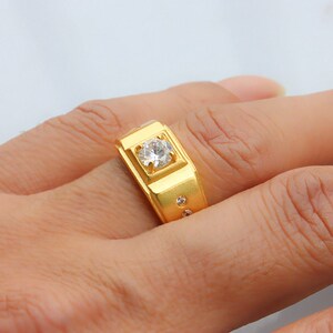 老凤祥黄金男士戒指